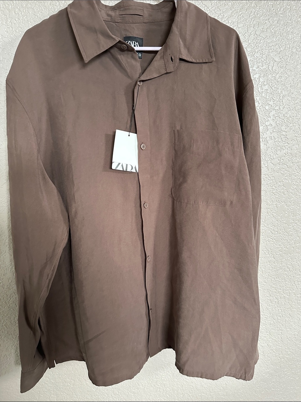 Zara Brown Women's Button-Down Shirt